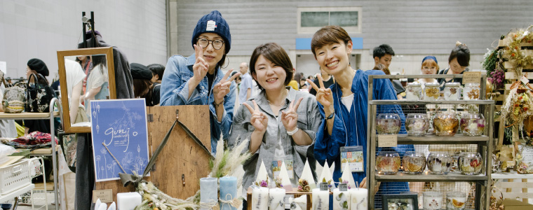 写真：ハンドメイドブース