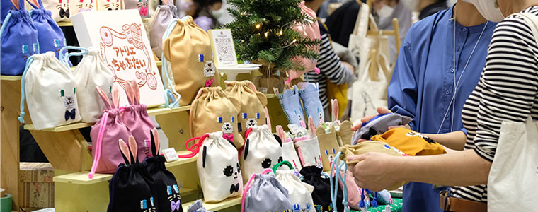 写真：ハンドメイドブース