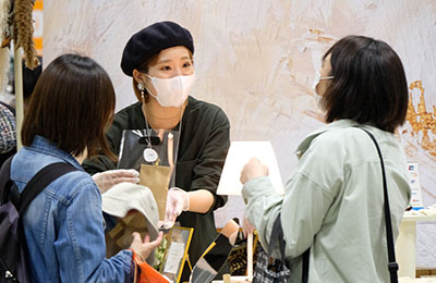 写真：ハンドメイドブース