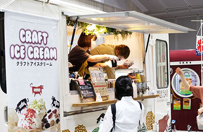 写真：フードブース