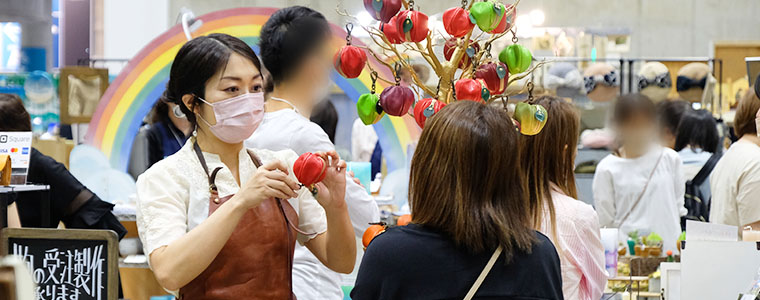 写真：ハンドメイドブース