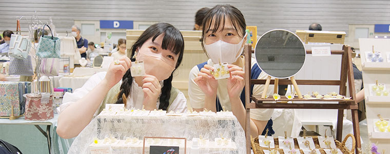写真：ハンドメイドブース
