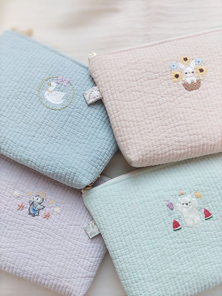 手刺繍布小物 Sunny spot｜ ヨコハマハンドメイドマルシェ2026