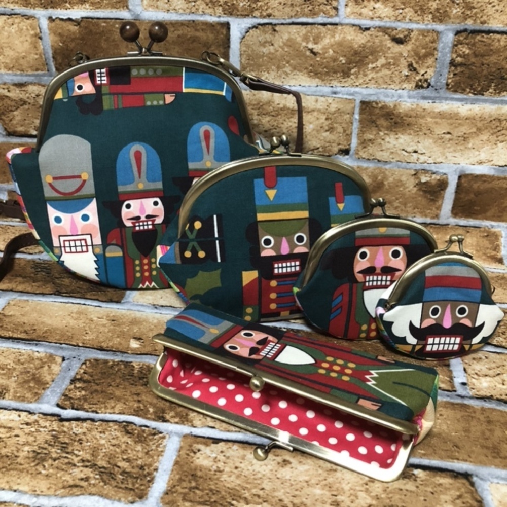 マミーページ　ハンドメイド　市松模様　ポーチ d0edad86ea69663c250c9c7a843504